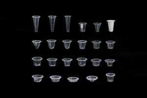 Phi 38mm su misura trasparente PP monouso bocciolo di rosa bicchieri di plastica per piccoli budino gelatina contenitori <span class=keywords><strong>trasparenti</strong></span> per dolci - Product Image 4