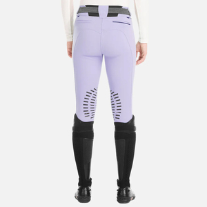 Nouvel Arrivage Pantalon d'équitation pour femme avec assise intégrale en silicone, Legging d'équitation noir en Spandex, Faible MOQ, Vente en gros, OEM - Product Image 2