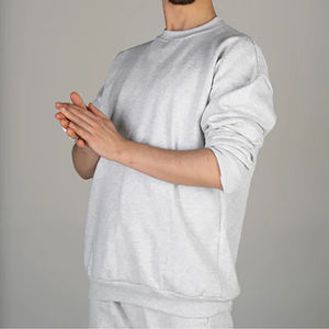 Sudadera con Capucha de Alta Calidad 100% Algodón para Hombre, Estilo Vintage, Sin Cordones, Lavado Ácido, Efecto Desgastado por el Sol, con Bolsillo - Product Image 2