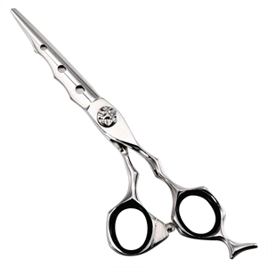 Ciseaux de barbier pliables professionnels personnalisés pour droitiers, en acier inoxydable de haute qualité, couleur unie, pour la coiffure - Product Image 1