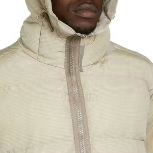 Plus Size Long Sleeve Lightweight Winter Jacket For Men Perfect For Daily Casual Wear And Cool Weather Puffer Jacket - Product Image 3