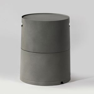 ฝาครอบถังโพรเพนเหล็กกลมพร้อมที่วางโต๊ะข้างแบบซ่อน - Product Image 1