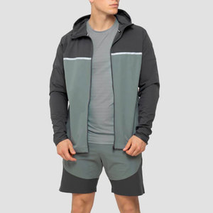 Perfect Travel Outfit For Comfort Nylon <b>Jacket</b> and Shorts Set Versatile Two Piece Outfit For <b>Men</b> Nylon <b>Jacket</b> and Shorts Set - Product Image 4
