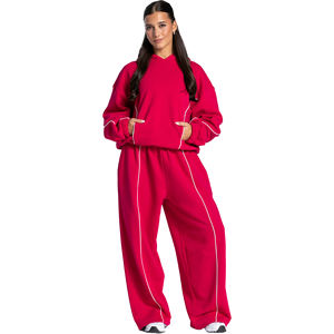 Conjunto Deportivo de 2 Piezas para Mujer, Talla Grande, Color Rojo Frambuesa, Lavado Ácido, Invierno, Ecológico, Transpirable, Calidad Premium - Product Image 1