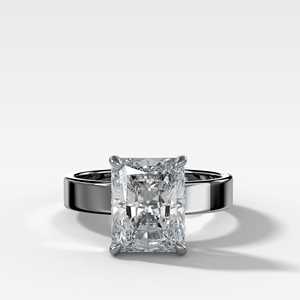 Custom 4ct Radiant Cut Lab Grown Diamond Engagement <b>Ring</b> 10k 14k Solid <b>Gold</b> Classic Prong <b>Set</b> Solitaire Wedding <b>Ring</b> Anniversary - Product Image 3