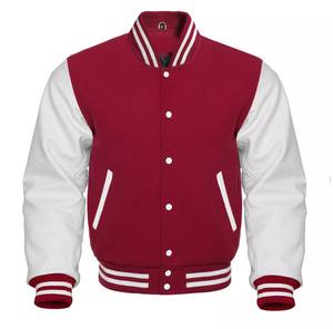 Nouvelles vestes en laine et cuir blanc pour hommes, style Letterman, pour le basketball, manches longues, 2025 - Product Image 3