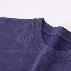 Camisetas al por mayor personalizadas con efecto desgastado por el sol, de algodón grueso, corte oversize, ropa OEM, camisetas con efecto desgastado por el sol - Product Image 5