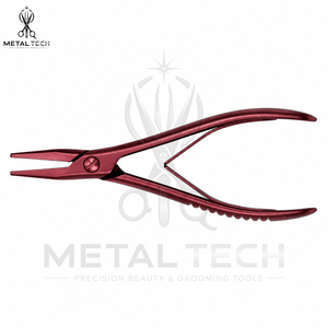 OEM ODM Service Hair Extensions Pliers Flat 100% Stainless-Steel Pliers for Hair Extensions Flat Teeth <b>Clamp</b> for Hair Extension - Product Image 4
