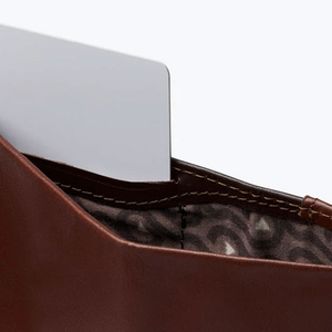 Portefeuille homme en cuir véritable robuste à double rabat avec fenêtre pour carte d'identité, fait main, coutures de qualité supérieure, personnalisable - Product Image 3