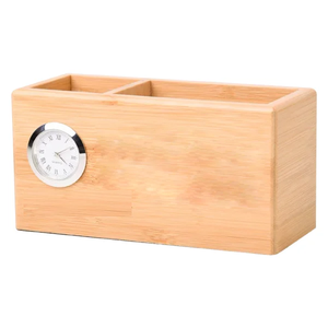 Wooden Pen Holder Business Gifts Office Desk Accessories Wooden Pen Holder Business <b>Card</b> Holder and <b>Table</b> Decorative - Product Image 1