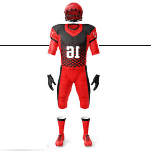 Plus Size 100% Polyester Breathable Mesh Soccer Jersey <b>Compression</b> Uniform Kits Sublimated American Soccer Jersey Uniform - Product Image 5