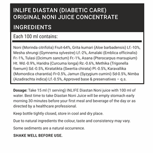 Líquido Oral Diastan Noni Certificado por GMP con Hierbas Potentes, Apoyo para la Salud Diabética y Cardíaca en Adultos, Sin Gluten, 1 Litro - Product Image 3