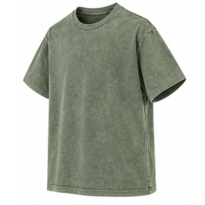 Camisetas de Algodón Oversize con Teñido Personalizado y Lavado Ácido, Premium, Ecológicas, OEM ODM, Estilo Urbano, Lisas - Product Image 3