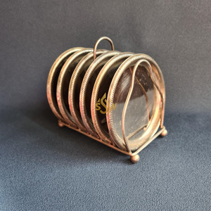 Creative Design High Quality Brass <b>Coaster</b> and Metal <b>Drink</b> <b>Coasters</b> Handcrafted Tabletop Metal <b>Coaster</b> Holder with Cheap Price - Product Image 2