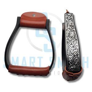 Riendas de Cuero Genuino Premium para Caballo con Detalles de Cuero Crudo, Riendas de Entrenamiento para Equitación Western - Product Image 2