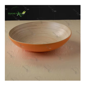 Wholesale Disposable Eco-Friendly Customizable Multi-Color Bamboo Bowl <b>Set</b> <b>for</b> Home Party Dessert and Salad with Classic Design - Product Image 1