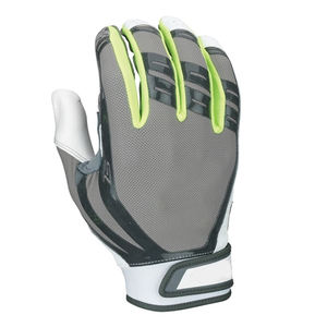QASWA SPORTS Leather Palm Flexible Back Breathable Perforated Fingers Adjustable VELCRO Closure Ambidextrous Wrist Batting <b>Glove</b> - Product Image 6