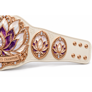 Ceinture de champion personnalisée Aurora Lotus pour la lutte, la boxe, le MMA, plaques métalliques, logo personnalisé, fabricant OEM, TRX-WS060, 2,2 m - Product Image 5