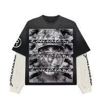 T-shirt doux et confortable à manches classiques avec impression sérigraphique vibrante, couleurs personnalisables, écologique, style urbain