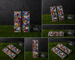 Mangos de Cuchillo Rectangulares de Piedra Natural de Primera Calidad, Hechos a Mano, Ecológicos, Aptos para Lavavajillas, Hechos en India - Product Image 4