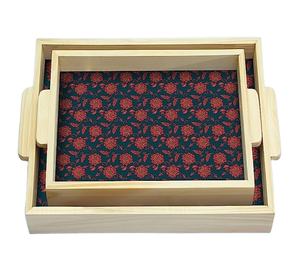 GM Impex bandeja de madera natural para servir luna creciente, organizador de baratijas decorativo de uso doméstico para dulces de frutas secas de cristal - Product Image 6