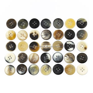 Botones de Cuerno de Búfalo, Botones de Cuerno Blanco, Botones de Cuerno Marrón, Botones de Cuerno de Búfalo para Prendas - Product Image 1