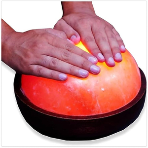Lámpara de Sal del Himalaya Premium con Masajeador de Pies, Dispositivo de Terapia de Sal Natural para Desintoxicación, Alivio del Estrés y Relajación Muscular en el Hogar - Product Image 2