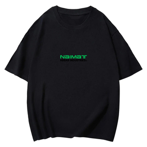 เสื้อยืดแขนสั้นผู้ชายทรงโอเวอร์ไซส์ ผ้าคอตตอนเจอร์ซีย์ 100% คอกลม ดีไซน์เรียบง่าย สไตล์ลำลอง - Product Image 4