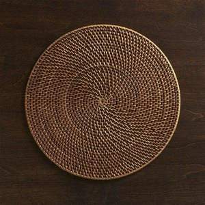 Rustic Handmade Rattan Placemat | Durable & Easy to Wash | Everyday <b>Mat</b> for Breakfast & <b>Dinner</b> - Product Image 4