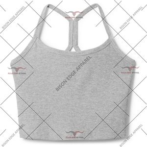 เสื้อกล้ามครอปทรง Racerback สำหรับผู้หญิง ทรงเข้ารูป ไม่มีแขน เหมาะสำหรับออกกำลังกาย ฟิตเนส โยคะ วิ่ง เล่นกีฬา ระบายอากาศได้ดี ยืดหยุ่นได้ - Product Image 2