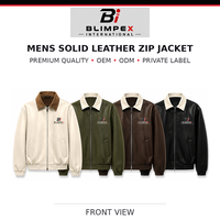 Veste de travail vintage américaine personnalisée de haute qualité Blimpex pour hommes, style décontracté, fermeture éclair, idéale pour la saison hivernale