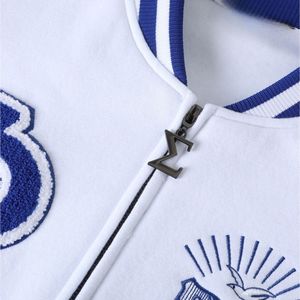 Phi Beta Sigma White Varsity Fleece Jacket for Men Comfortable Fit Premium Fabric Greek Fraternity Apparel Casual Outerwear - Product Image 3