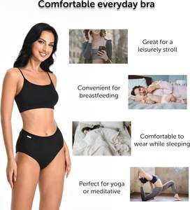 Bralette para Mujer Studio Calm, Compresión Suave, Soporte Equilibrado, Sensación Suave, Ligero, Transpirable, Tejido de Punto, Comodidad Diaria - Product Image 5