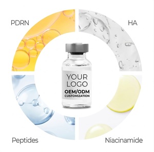 Custom Logo PDRN <b>Serum</b> <b>Face</b> Care Box Packaging Unisex Pore Shrinking Anti-Aging Skin Booster Korean Beauty Origin - Product Image 3