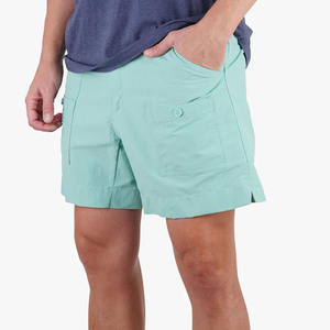 Pantalones Cortos de Pesca Técnicos para Hombre, Personalizados al por Mayor, de Alto Rendimiento, Spandex/Algodón, Cintura Media, Cierre de Cremallera, Diseño Sólido, Secado Rápido - Product Image 5