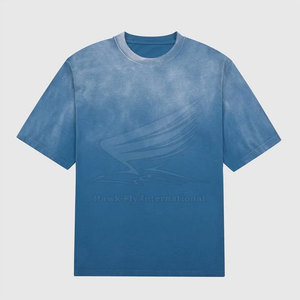 T-shirt décontracté pour homme sur mesure 2026, col rond, coupe classique, effet délavé, 100 % coton, été, haute qualité, respirant, prix abordable - Product Image 2