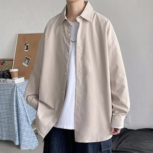 2026 Youth Korean Fashion <b>Black</b> Long Sleeve <b>Button</b>-<b>Up</b> Blouses Mens Harajuku <b>Black</b> Oversized Cotton <b>Shirt</b> Casual for Autumn 5XL - Product Image 4