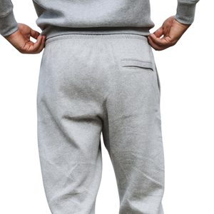 Pantalon de jogging en molleton personnalisé pour homme, coupe décontractée, taille à cordon, bas de pantalon à revers, poches latérales, vêtements décontractés OEM, vente en gros d'usine - Product Image 4