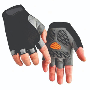 <b>Half</b> Finger Cycling Gloves Sublimation Print Polyester Nylon Non <b>Slip</b> Racing Gloves Unisex Universal Fit - Product Image 2