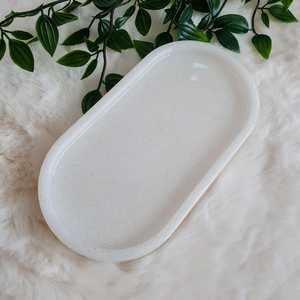 Plateau de rangement artistique en résine époxy, forme astronaute, écologique, modelé à la main, vert moucheté, pour décoration d'intérieur et de table - Product Image 5