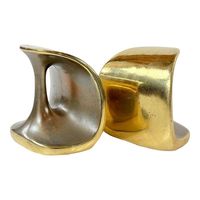 Sujetalibros Metálicos Profesionales, Soporte Resistente para Oficina, Biblioteca, Estante, Organizador Decorativo