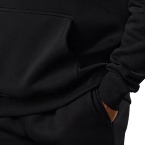 Sweat-shirt à capuche noir pour homme, pull décontracté en polaire, manches longues, vêtements de sport, mode hiver - Product Image 6