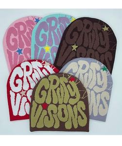 Bonnets d'hiver en tricot 100% acrylique à personnalisation profonde avec logo personnalisé - Design unisexe sans revers pour le ski et les voyages - Product Image 2