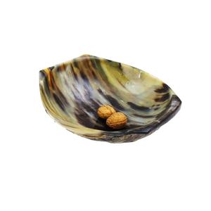 เครื่องใช้โรงแรมขนาดใหญ่ธรรมชาติฮอร์นผลไม้ชามผสมสําหรับขายเสิร์ฟอาหารชามเครื่องพร้อมที่จับโลหะเครื่องครัว - Product Image 1