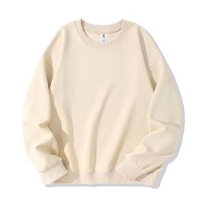 Sudadera Unisex de Cuello Redondo, Colores Personalizados, Manga Larga, Corte Holgado, Poliéster/Algodón, Ropa Casual de Otoño para Adultos, Peso Medio, Personalizable - Product Image 2