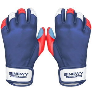Gants d'entraînement en cuir SINEWY Sports Fitness gris, durables, fermeture auto-agrippante, taille adulte unisexe - Product Image 4