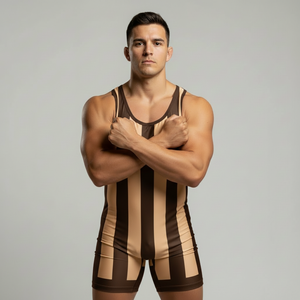 Vente en gros de maillots de lutte personnalisés pour hommes, confortables, extensibles, légers, respirants, en polyester durable, séchage rapide - Product Image 3