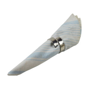 แหวนรองผ้าเช็ดปากโลหะดีไซน์เนอร์สีเงินขัดเงาแบบใหม่ สำหรับงานจัดเลี้ยง งานปาร์ตี้ ของตกแต่งโต๊ะอาหาร - Product Image 3