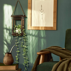 Lanterne à bougie en bois naturel écologique de couleur marron, design classique pour la décoration de la maison et du jardin pendant le Ramadan, base plate, haute qualité - Product Image 5