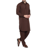 Prix de gros – Nouvelle collection : Shalwar Kameez pakistanais en coton respirant pour homme, style décontracté, idéal pour les fêtes, Kurta Punjabi grande taille